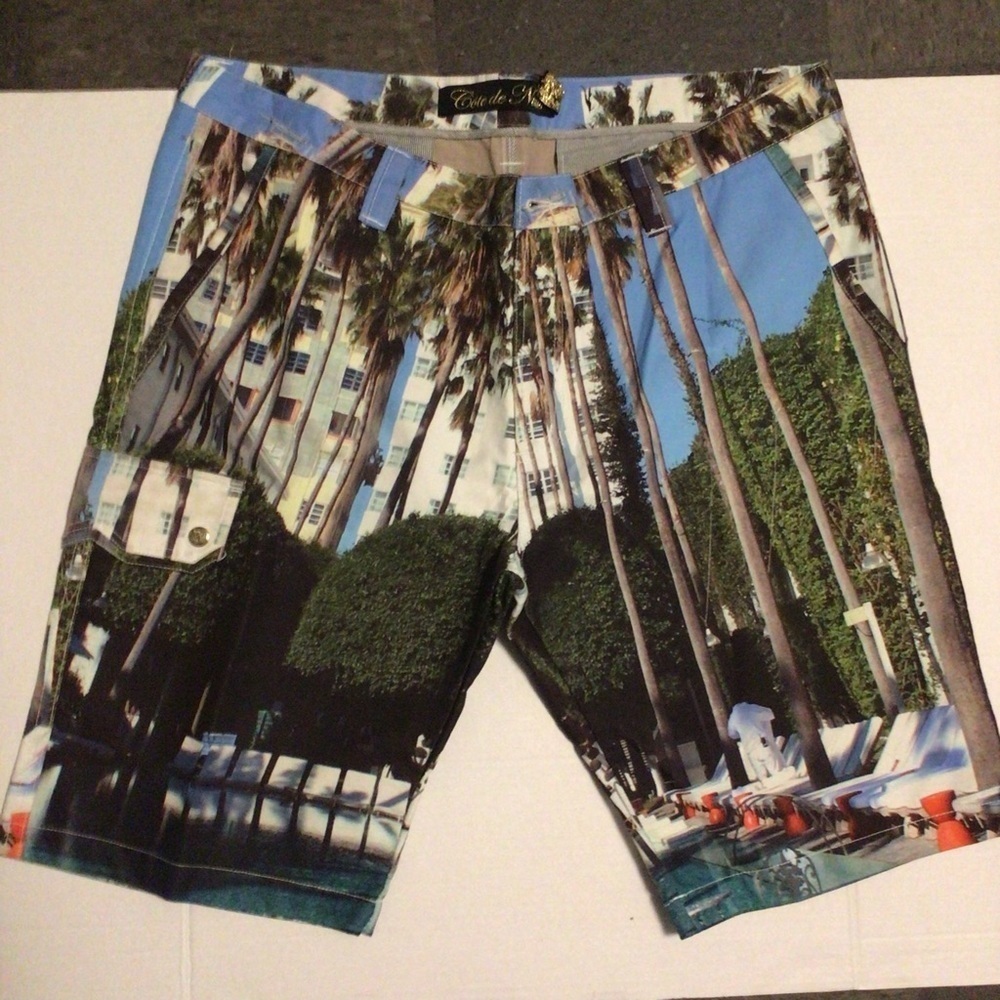 Cote de nuits men’s size 40‎ vacation cruise at leisure scene casual shorts